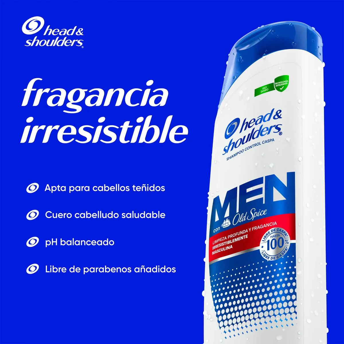 HEAD SHOULDERS - Shampoo Head & Shoulders Men Old Spice Botella 90 mL