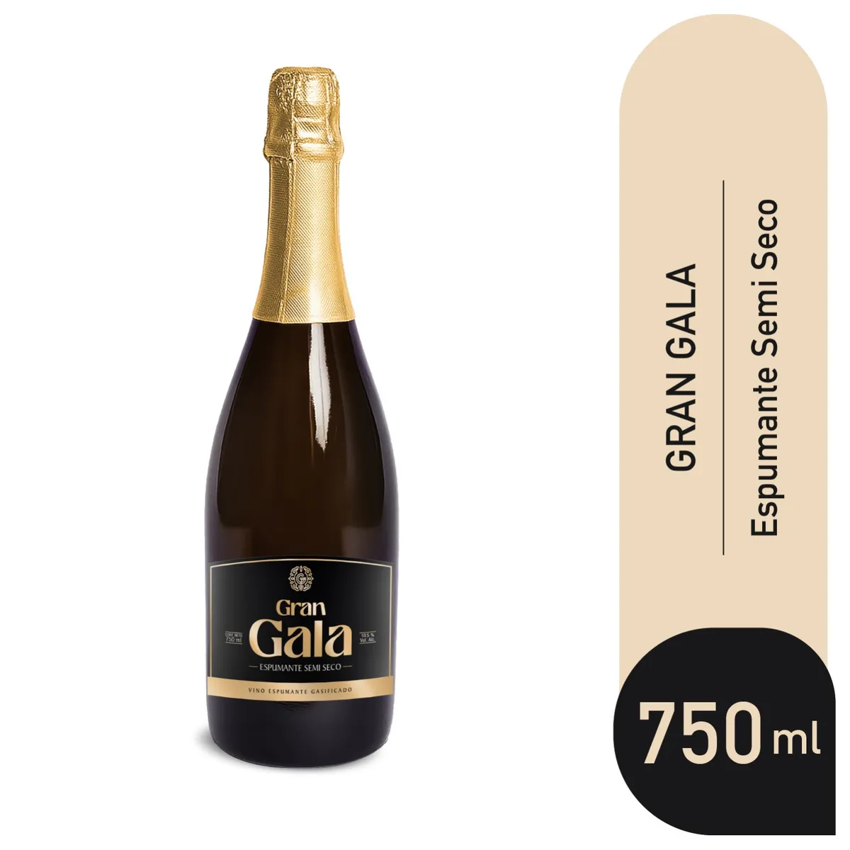 TOTTUS - Espumante Gran Gala Tottus Especial Botella 750 mL