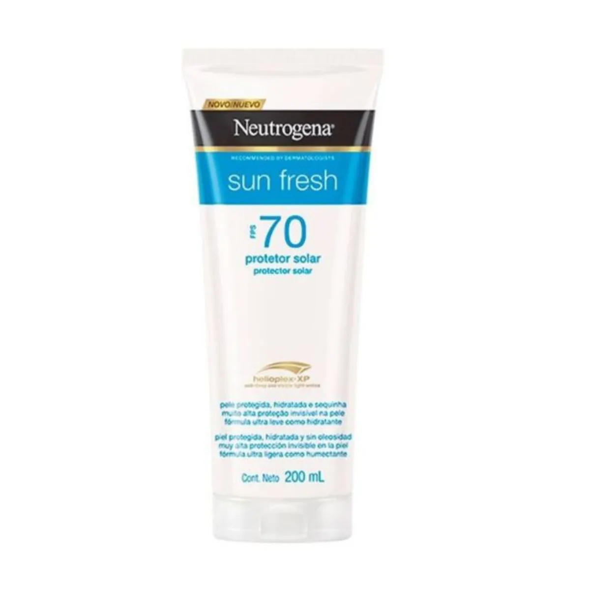 NEUTROGENA - Protector Solar Neutrogena Sun Fresh Corporal SPF70 Envase 200 mL