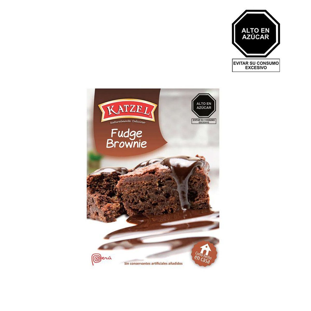 KATZEL - Mezcla para Fudge Brownie Katzel Caja 377 g
