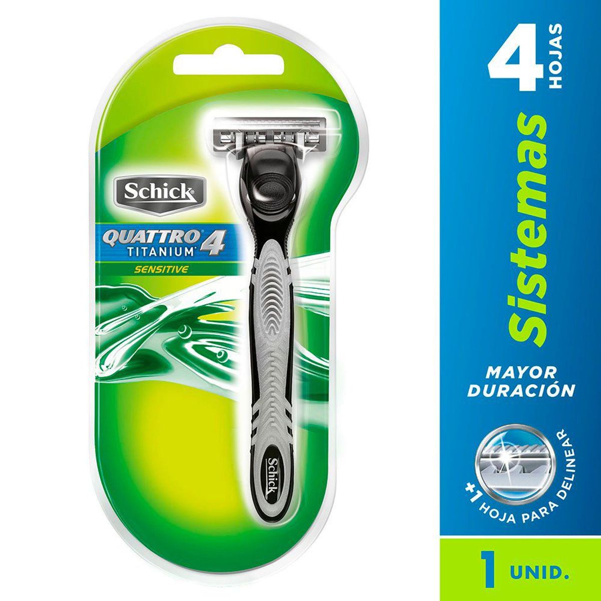 SCHICK - Máquina de Afeitar Schick Quattro Sensitive