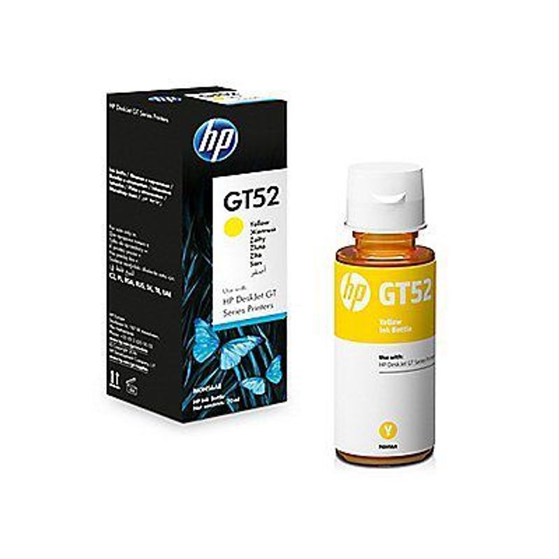 HP - Botella de Tinta HP Gt52 Yellow Original Ink