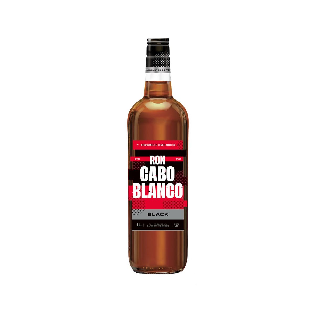 CABO BLANCO - Ron Cabo Blanco Black Botella 1 L