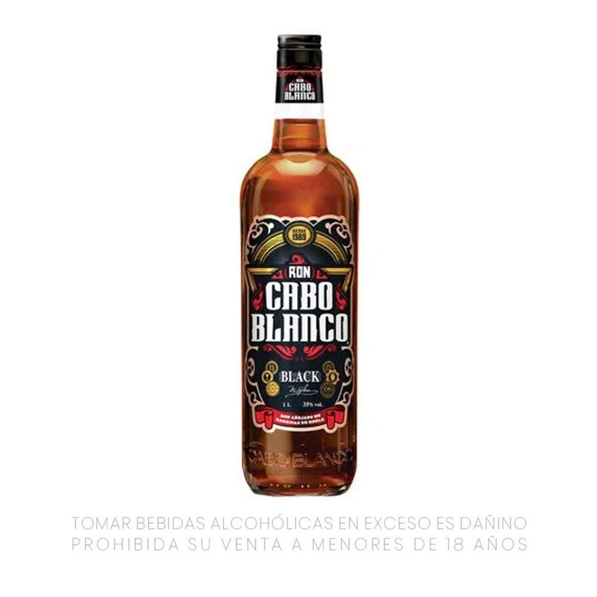 CABO BLANCO - Ron Cabo Blanco Black Botella 1 L