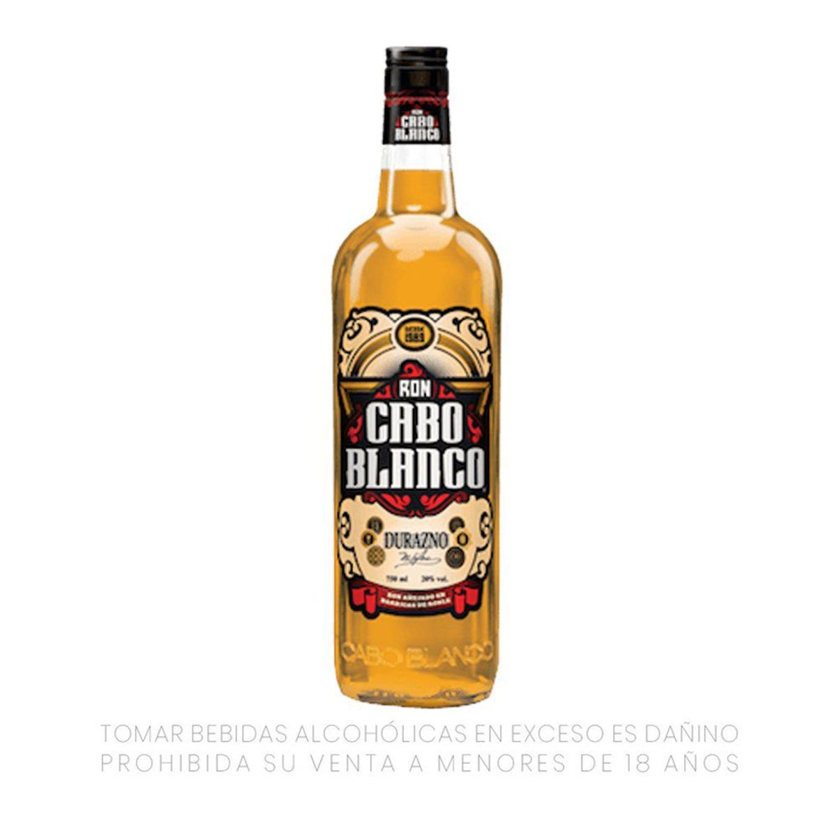 CABO BLANCO - Ron Cabo Blanco Durazno Botella 1 L