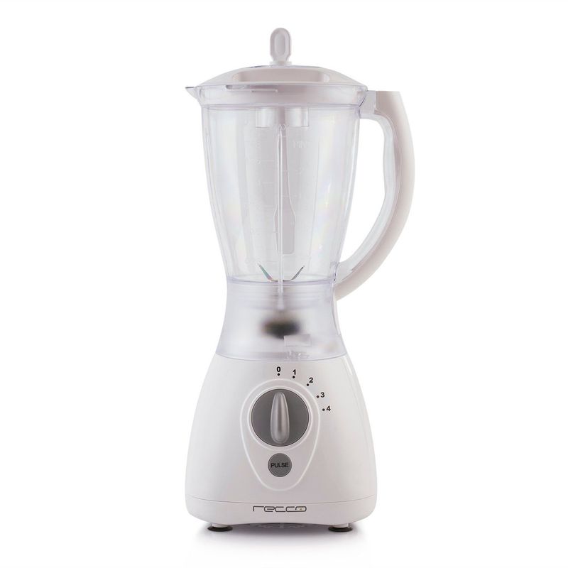 RECCO - Licuadora Vaso Plastico Blanca