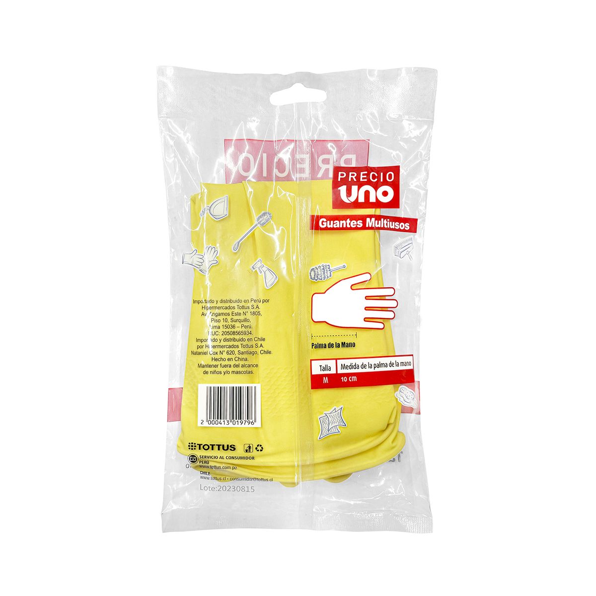 PRECIO UNO - Guantes Multiusos Precio Uno Talla M