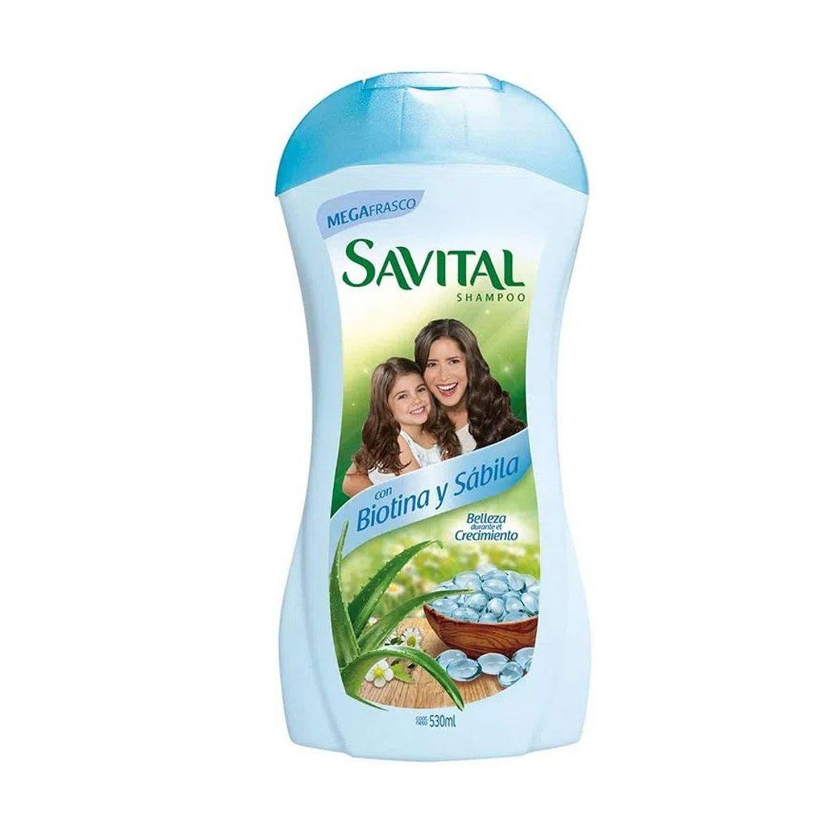 SAVITAL - Shampoo Savital Biotina y Sábila Botella 530 mL