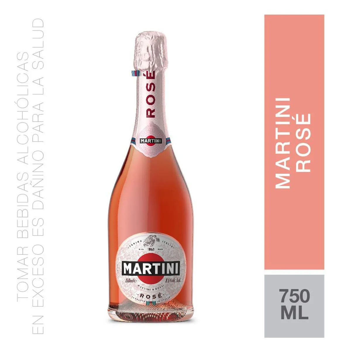 MARTINI - Espumante Martini Rosé Botella 750 mL