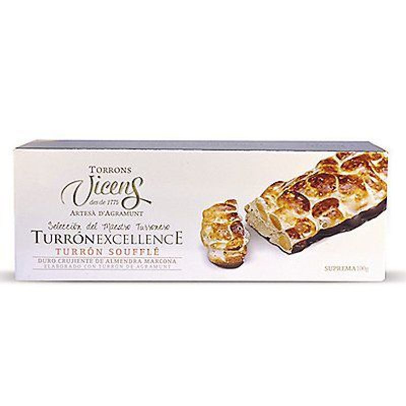 VICENS - TURRON SOUFFLE ALMENDRA EXCELLENCE VICENS X100G