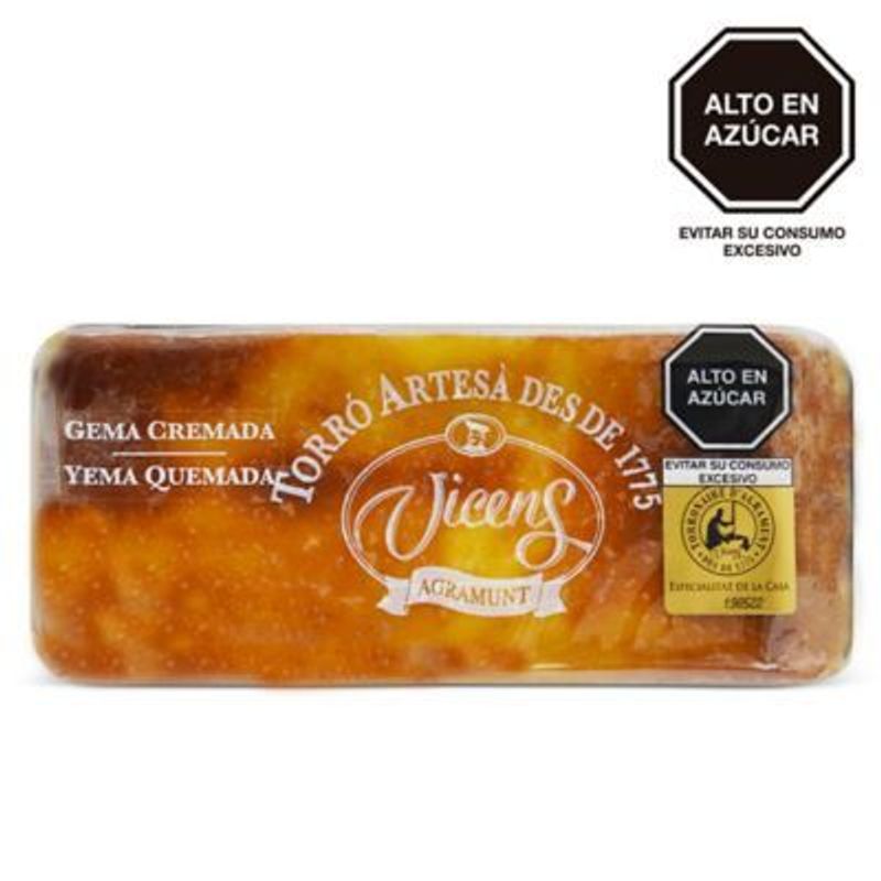 VICENS - TURRON YEMA QUEMADA ARTESANO VICENS X 200G