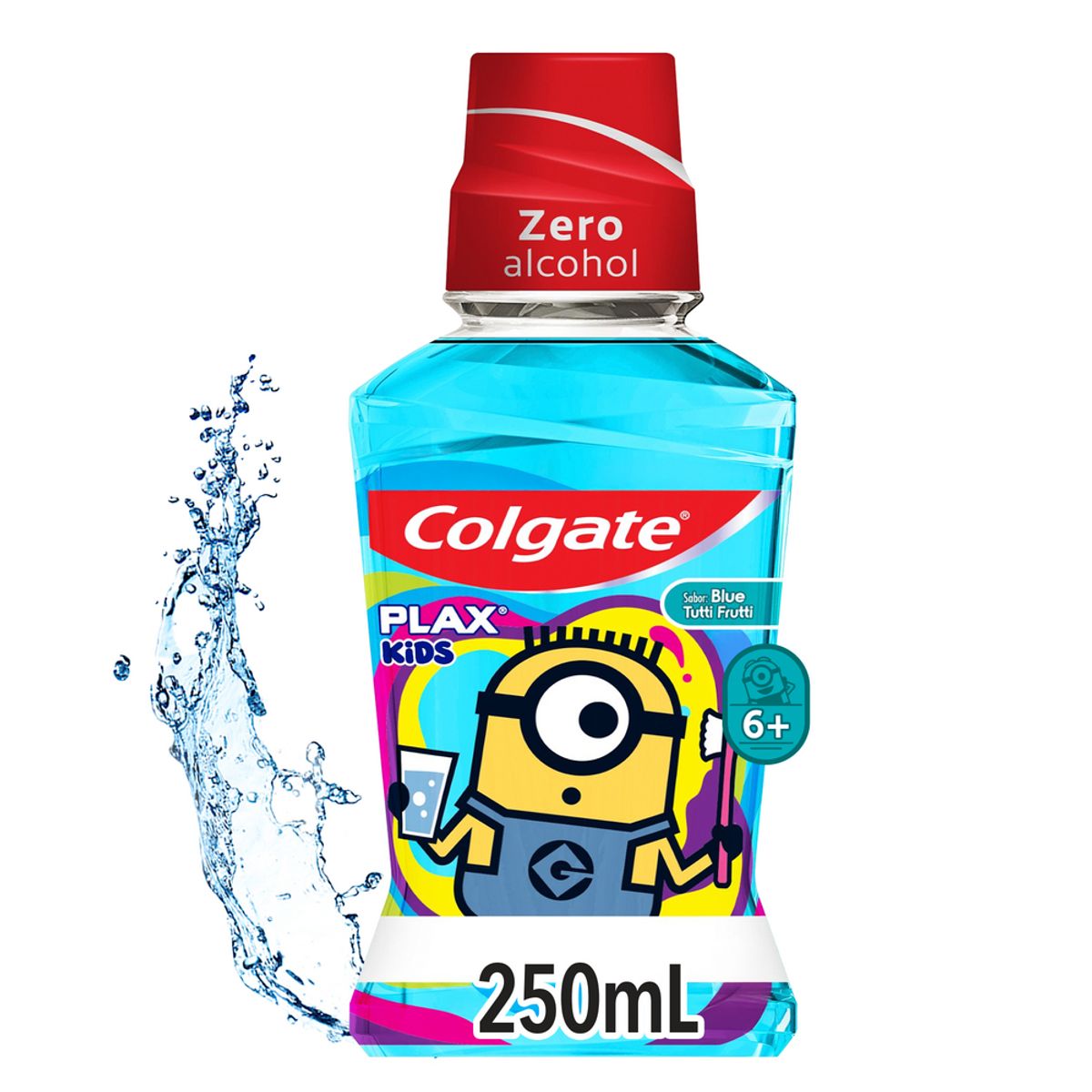 COLGATE - Enjuague Bucal Colgate Plax Niños Minions Envase 250 mL