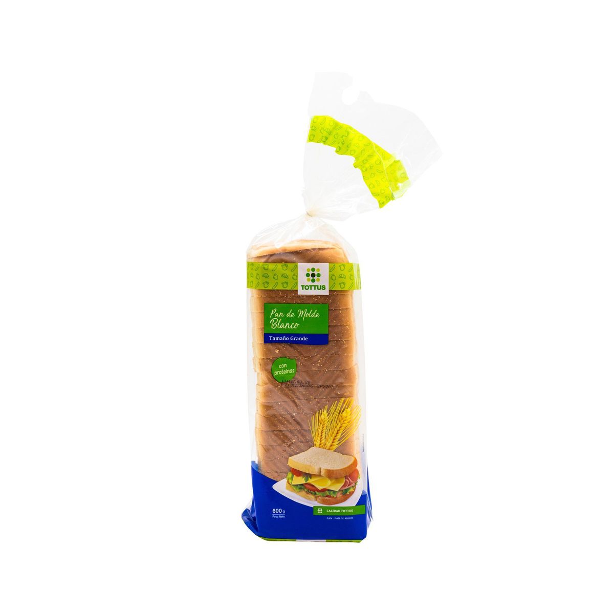 TOTTUS - Pan Molde Blanco Tottus 600 g