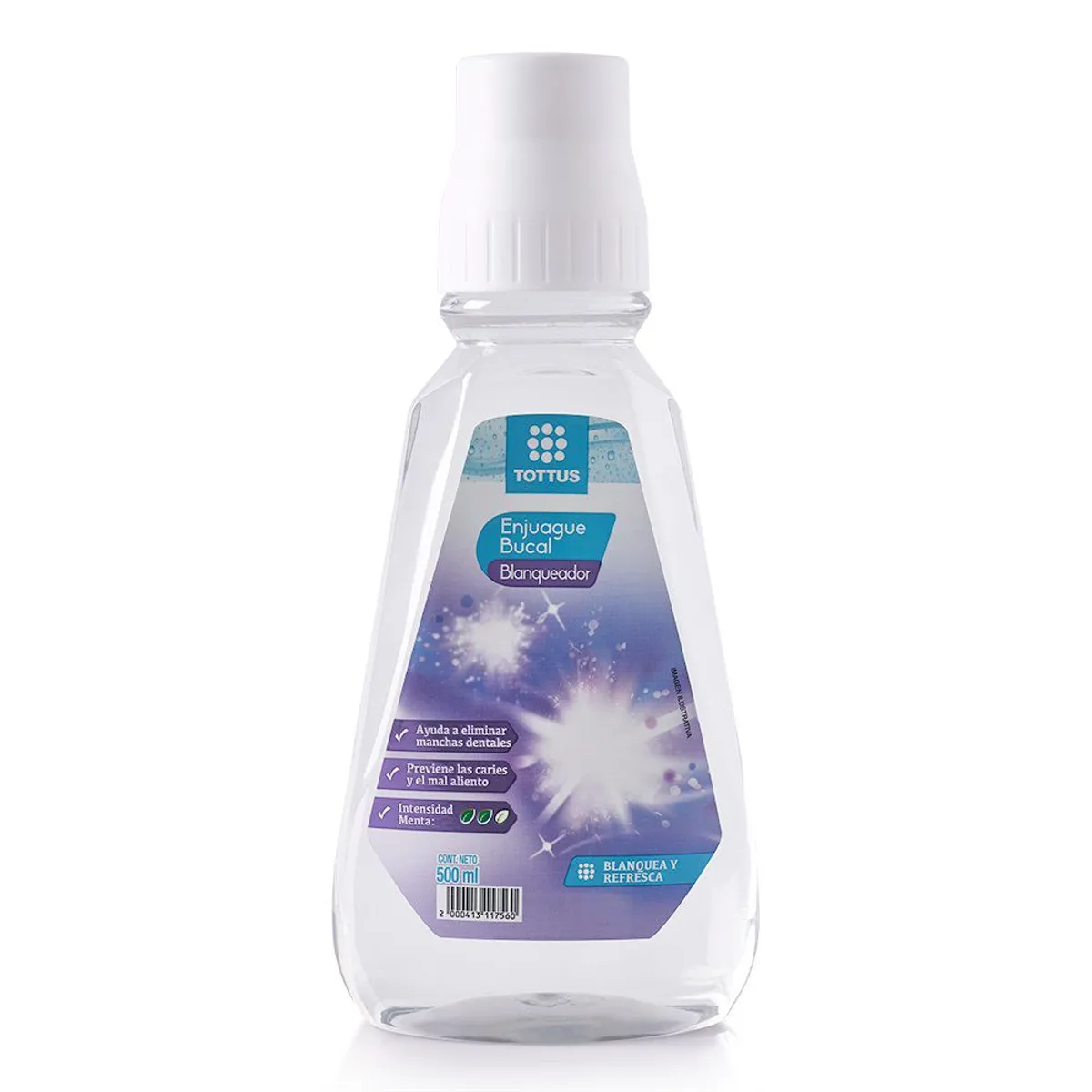 TOTTUS - Enjuague Bucal Tottus Blanqueador Envase 500 mL