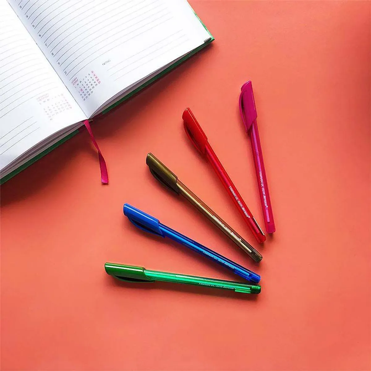 ARTESCO - Lapiceros Artesco Trimax Gl-32M Colores Varios Estuche 5 Und