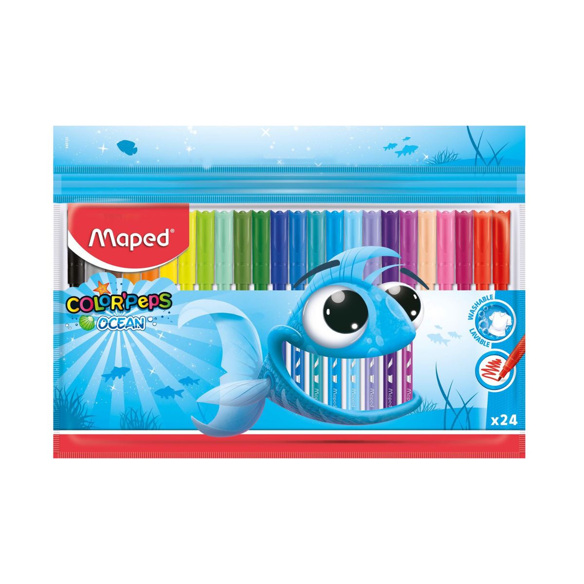 MAPED - Plumones Maped Color Peps Ocean Estuche 24 Und