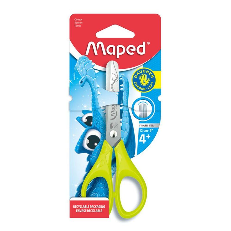 MAPED - Tijera Maped de 13 cm Para Zurdos