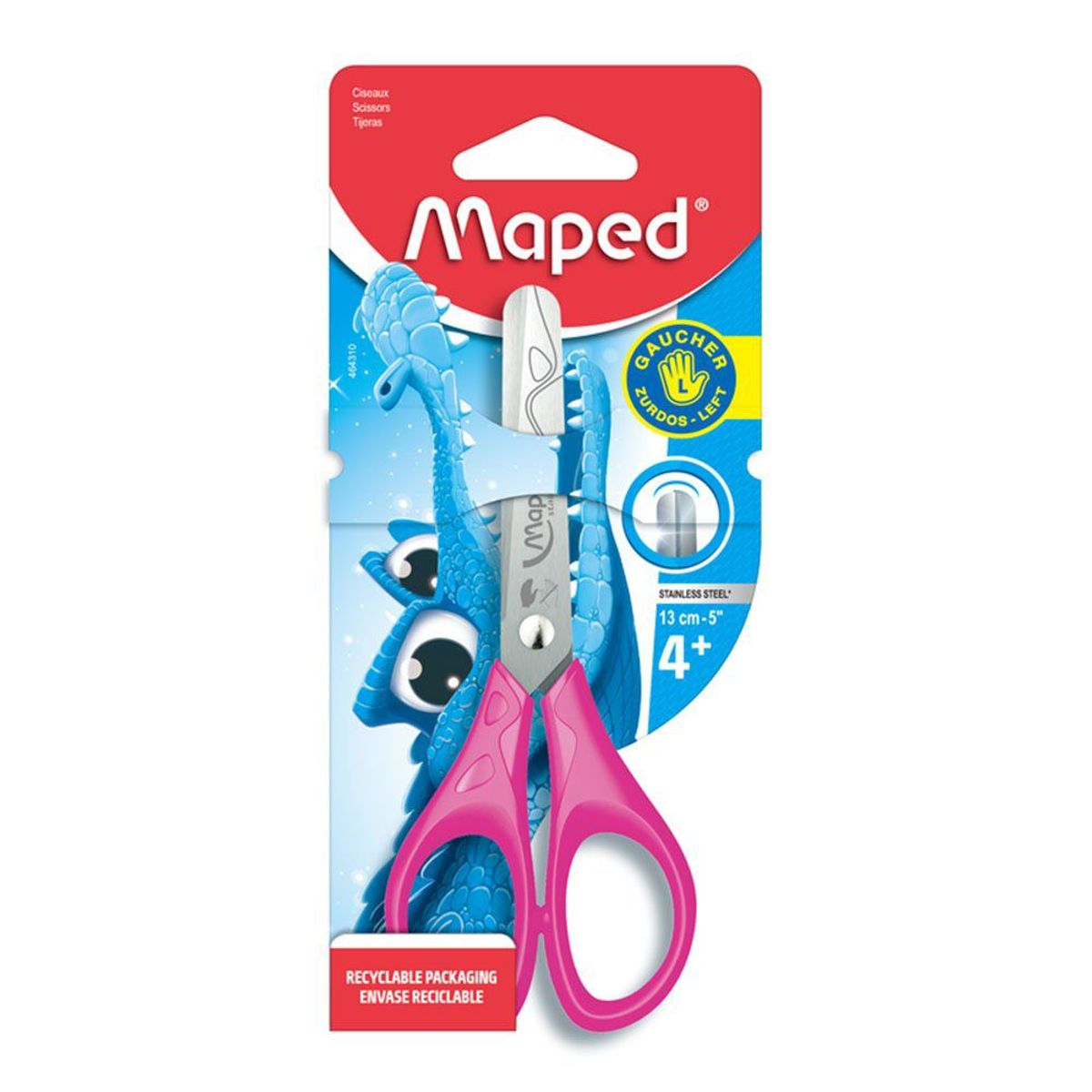 MAPED - Tijera Maped De 13cm Para Zurdos