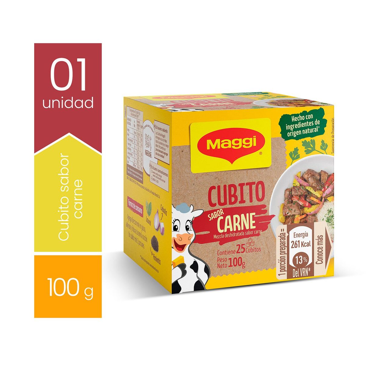 MAGGI - Cubito Maggi Sabor Carne Caja 100 g