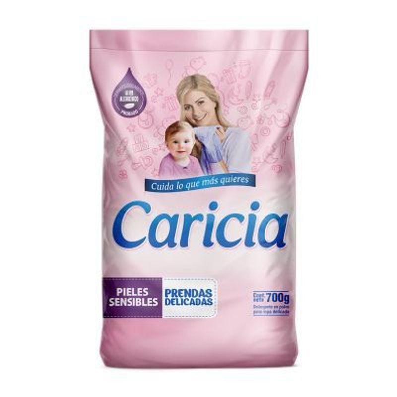 CARICIA - Detergente Caricia Polvo Prendas Delicadas Bebé Bolsa 700 g