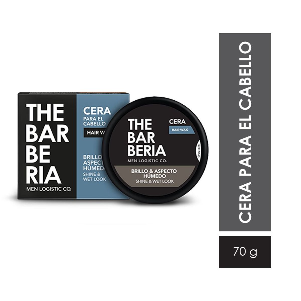 THE BARBERIA - Cera para Cabello The Barberia Aspecto Húmedo Envase 70 g