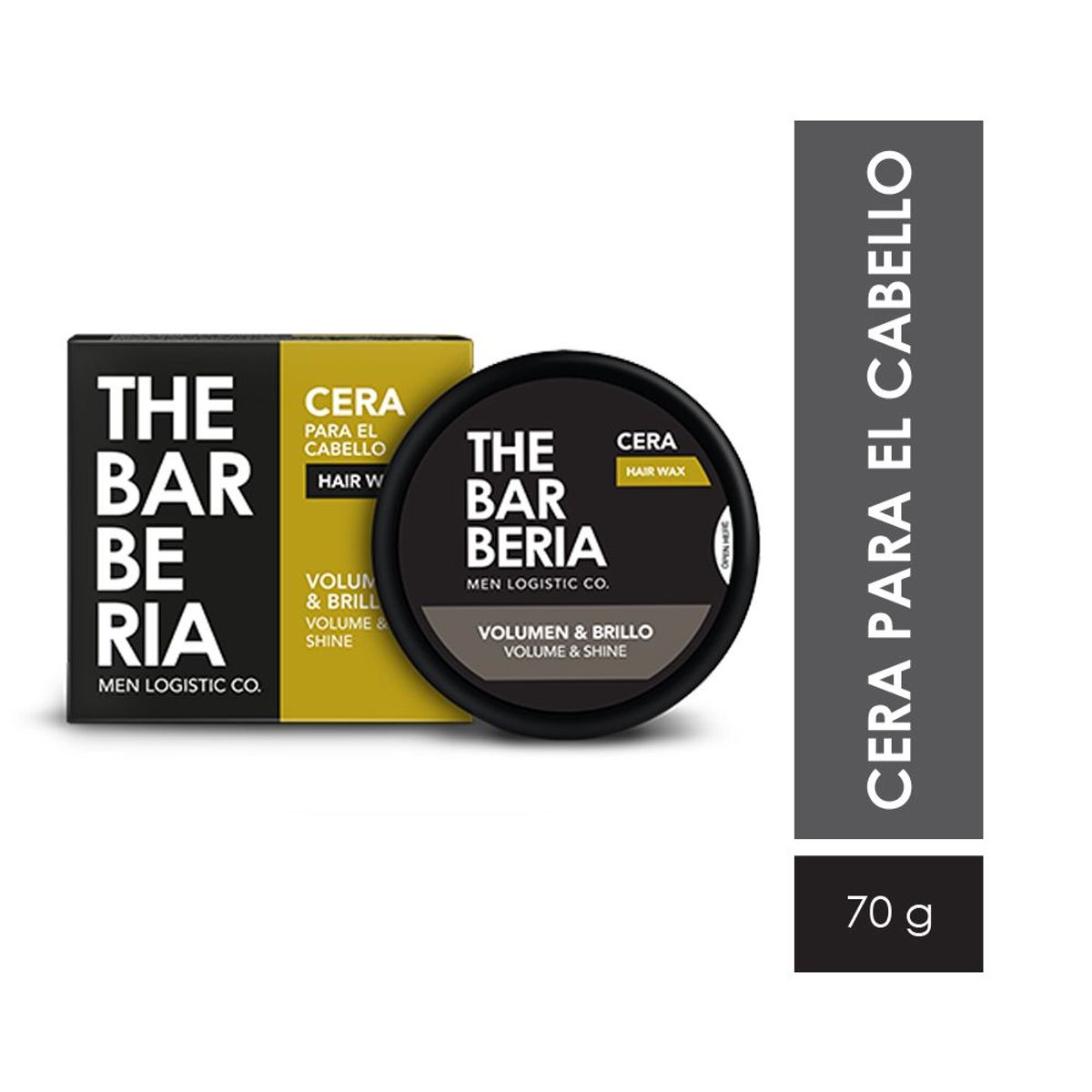 THE BARBERIA - Cera para Cabello The Barberia Brillo Envase 70 g