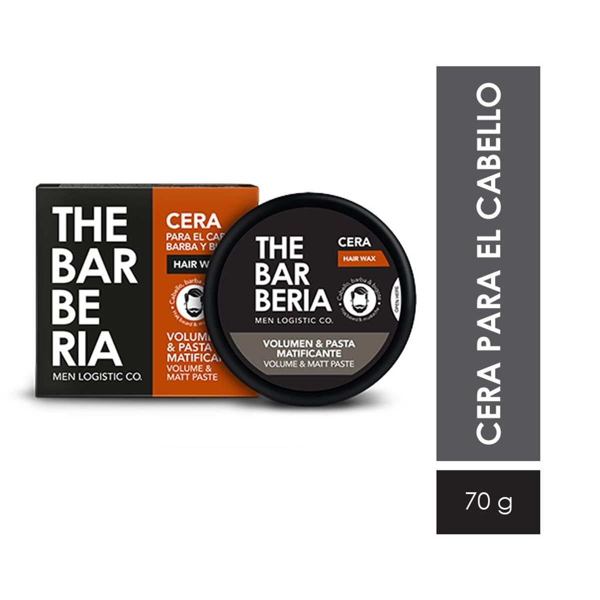 THE BARBERIA - Cera para Cabello The Barberia Matificante Envase 70 g