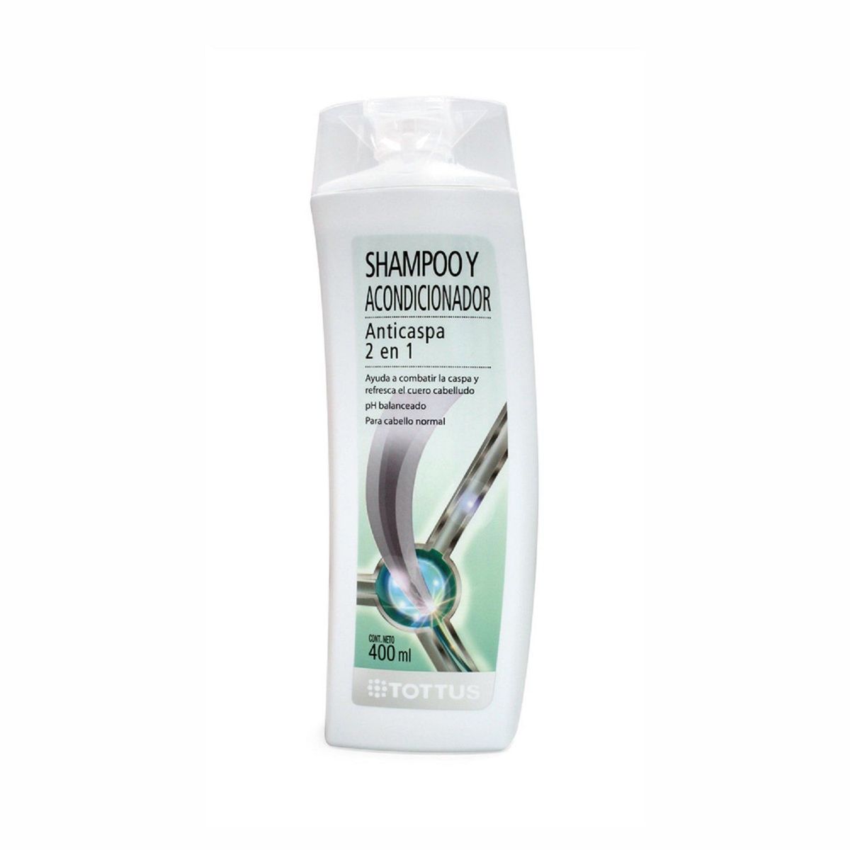 TOTTUS - Pack 2 Shampoos 2 en 1 Anticaspa Tottus