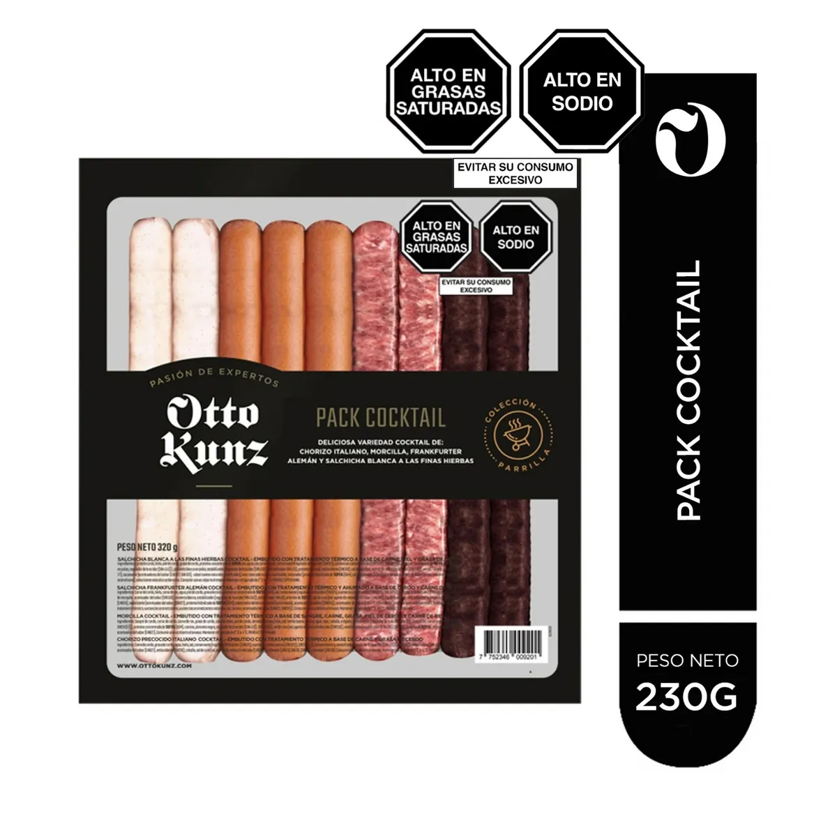 OTTO KUNZ - Pack Chorizos Cocktail Otto Kunz Empaque 16 Und