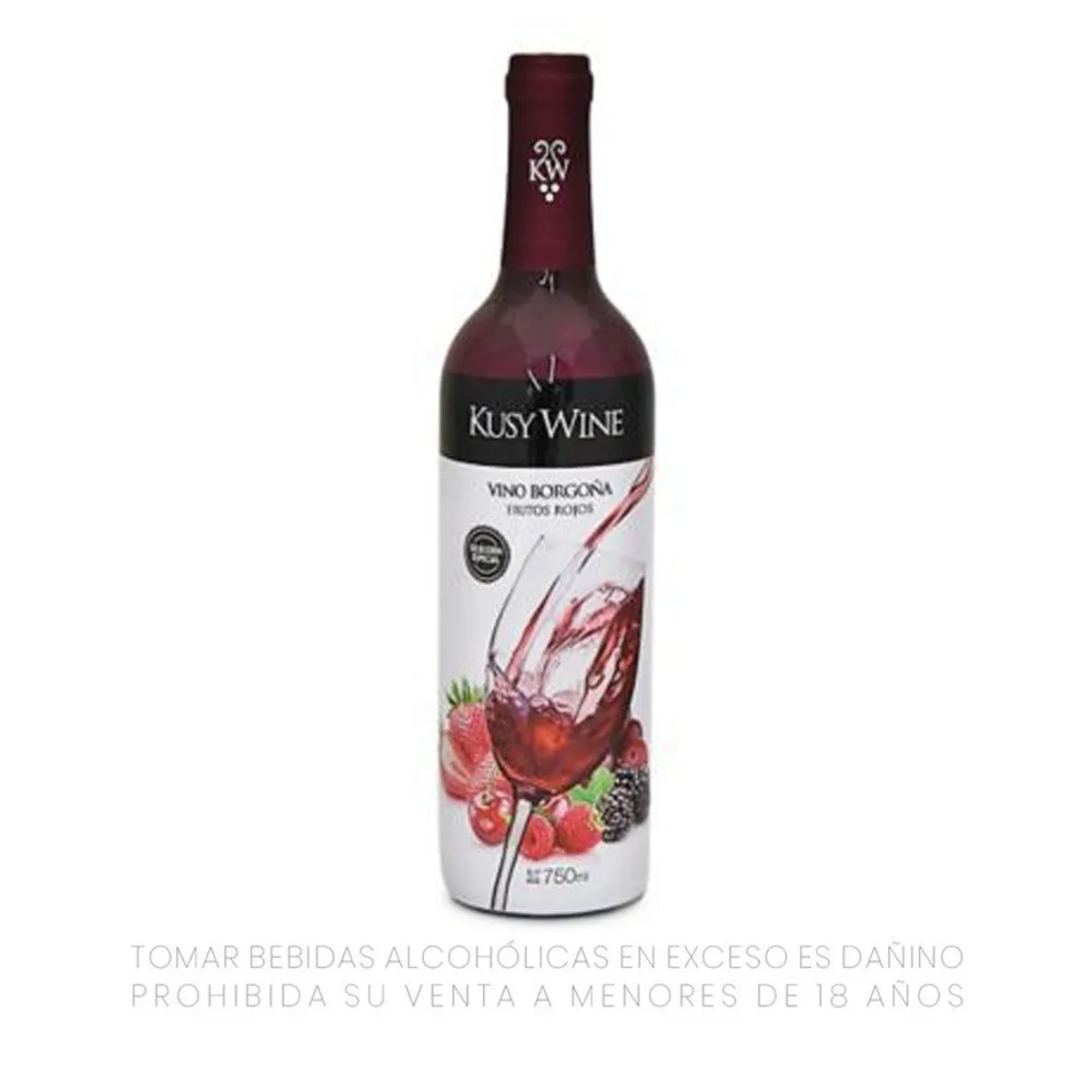 KUSYWINE - VINO KUSYWINE DULCE FRUTOS ROJOS 750 ML