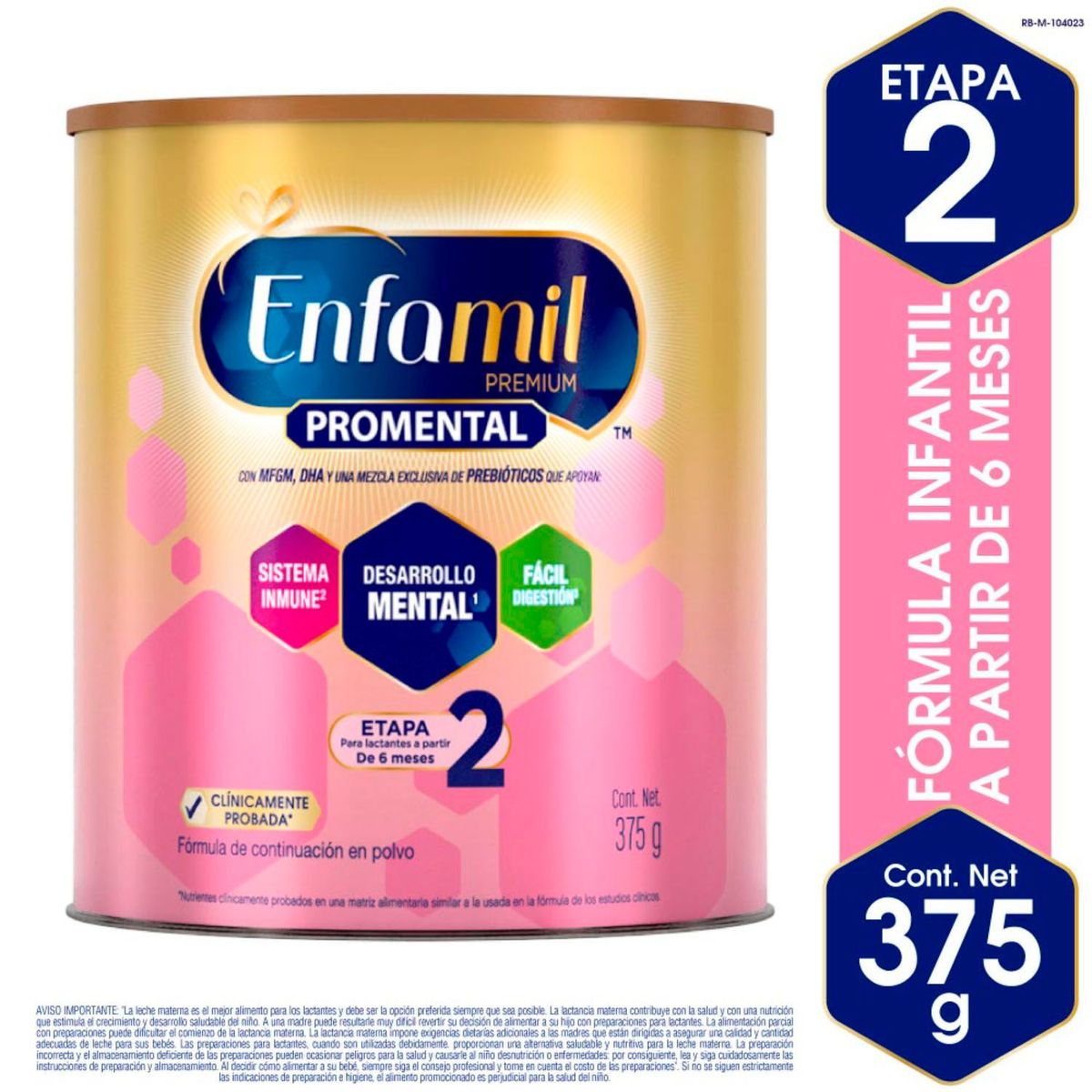 ENFAMIL - Fórmula Láctea Enfamil Premium 2 Lata 375 g