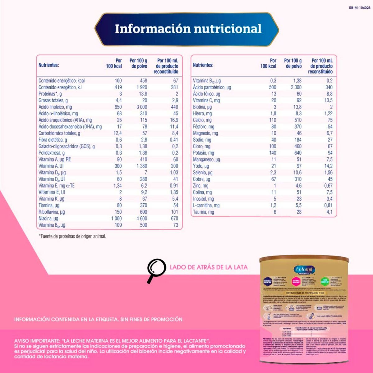 ENFAMIL - Fórmula Láctea Enfamil Premium 2 Lata 375 g