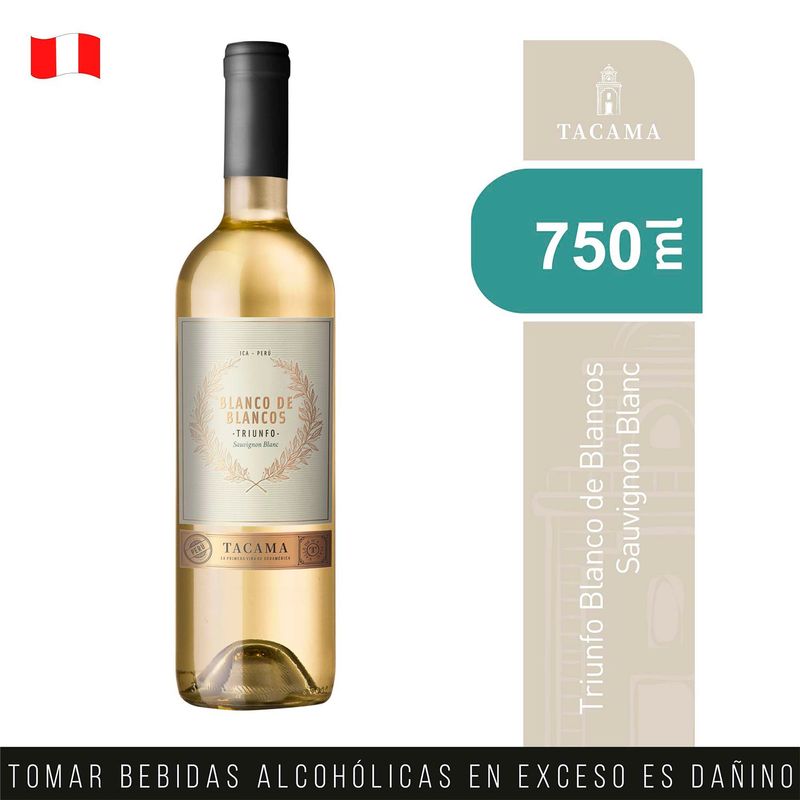 TACAMA - Vino Blanco De Blancos Sauvignon Tacama 750 mL
