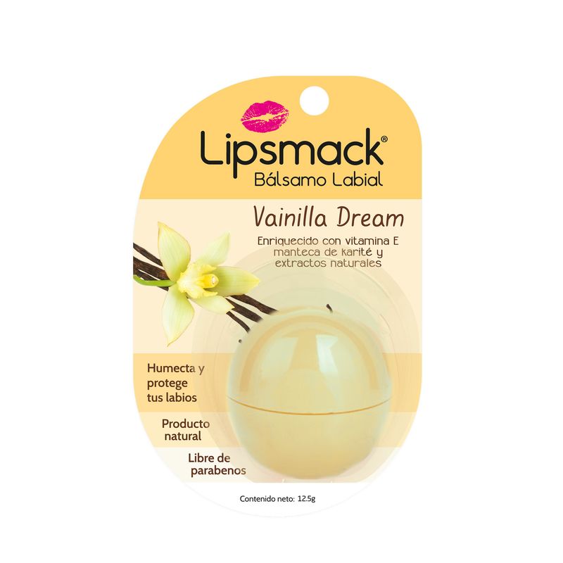 PORTUGAL - Bálsamo Labial Portugal Lipsmack Vainilla Dream Envase 12.5g