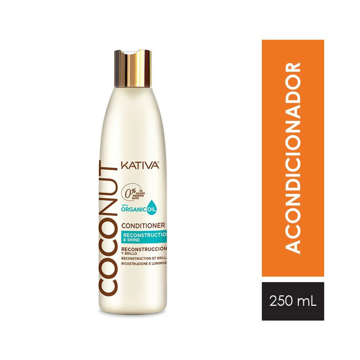 KATIVA - Acondicionador Kativa Coconut Botella 250 mL