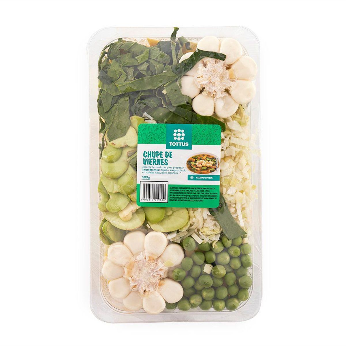 TOTTUS VERDURAS - Chupe De Viernes Tottus