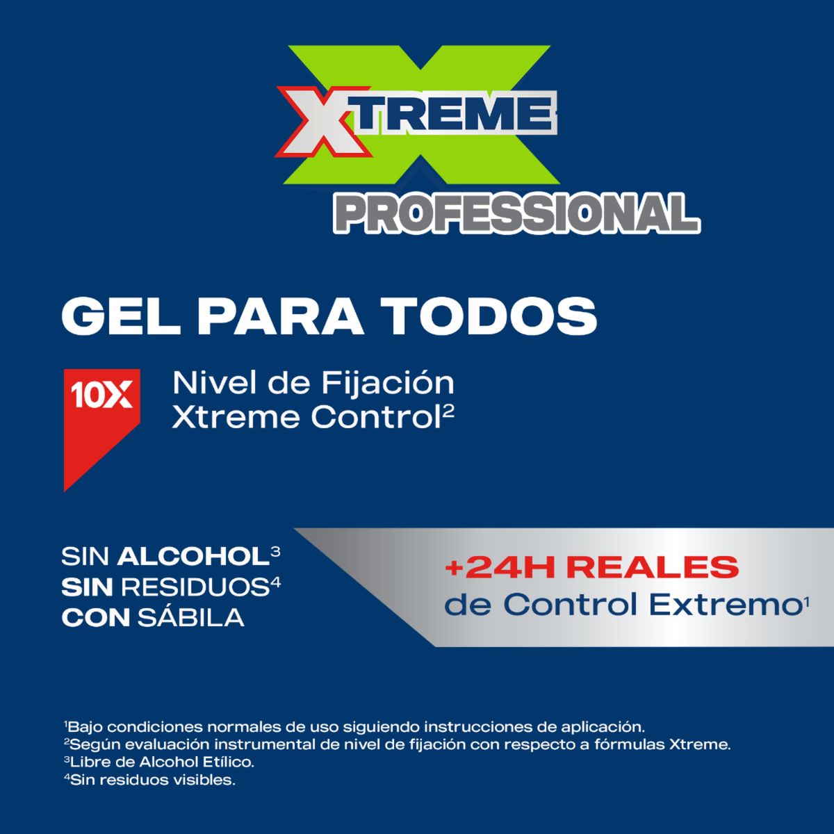 XTREME - Gel Fijador Capilar Xtreme Professional Envase 500 g