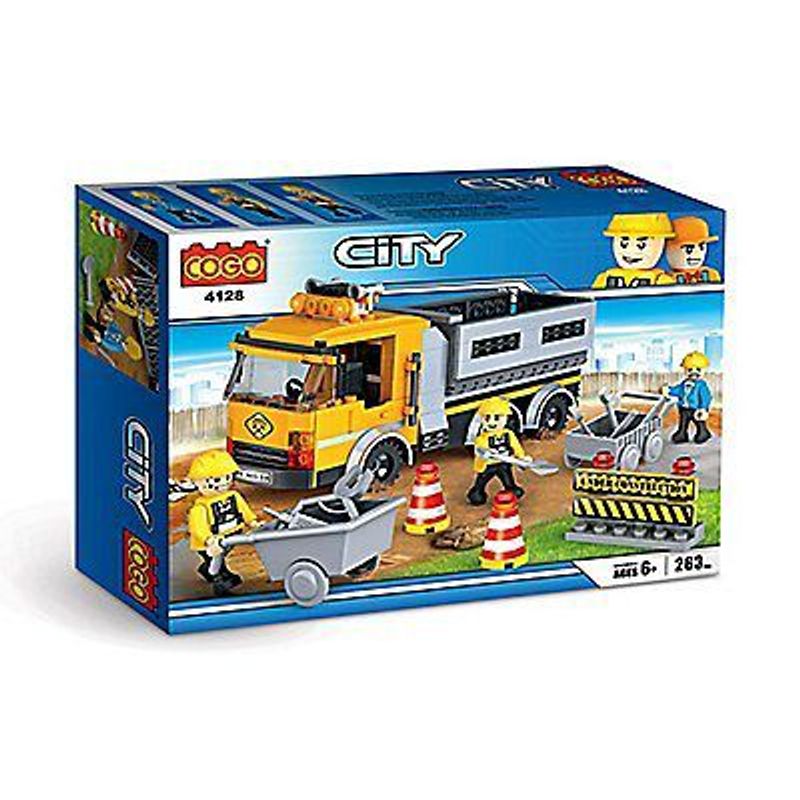 COGO - Set de Bloques Camión Construcción 263 Pzas