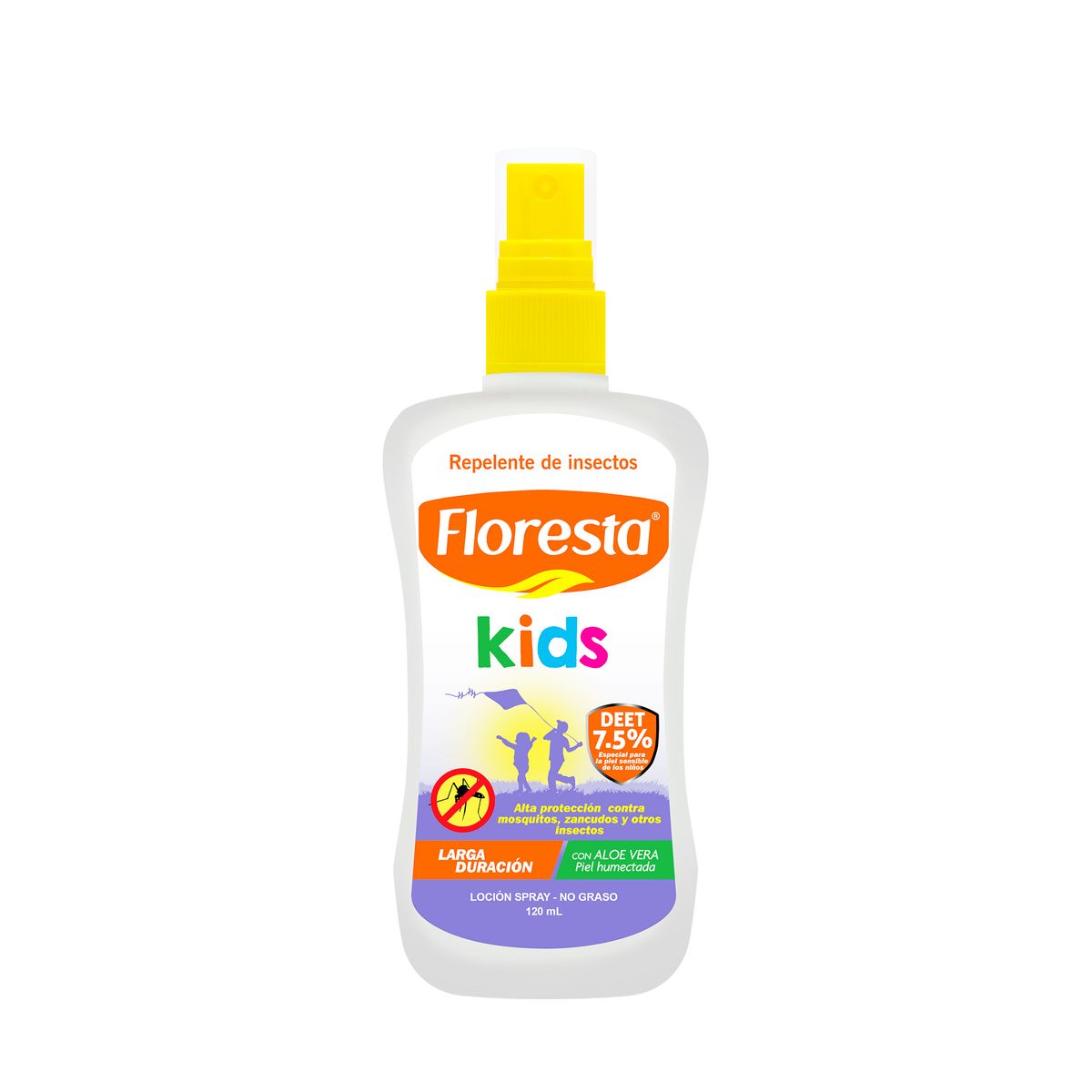 FLORESTA - Repelente en Spray Floresta Kids Botella 120 mL