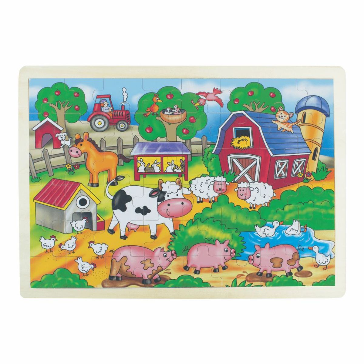 ARTI CREATIVO - Rompecabezas Arti Creativo Diversión En La Finca 48 Piezas