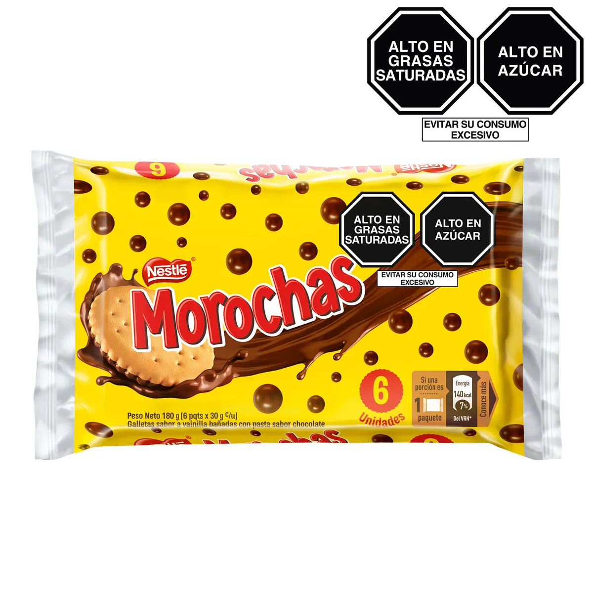 MOROCHAS - Galleta Morochas Sixpack 180 g