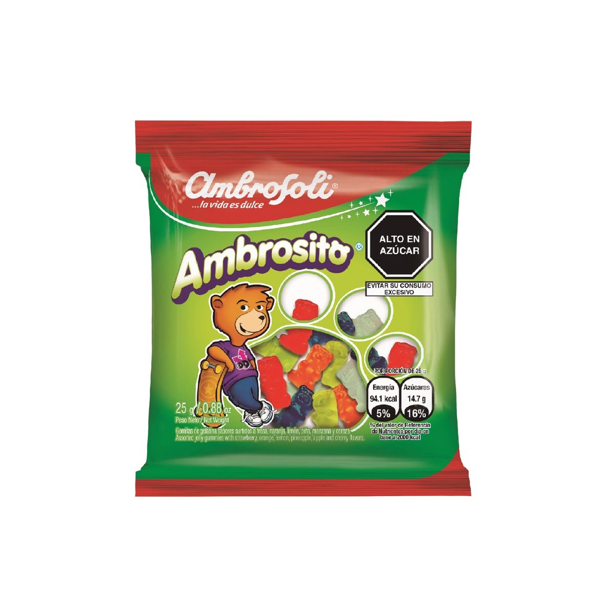 AMBROSOLI - Gomitas Ambrosito Ambrosoli Bolsa 25 g