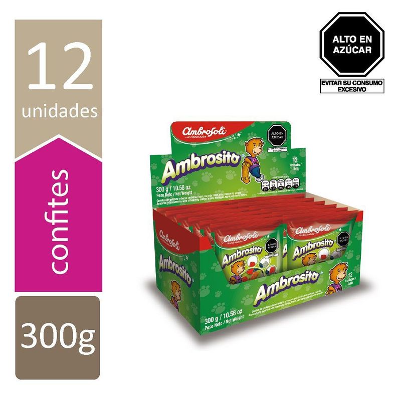 AMBROSOLI - Gomitas Ambrosoli Ambrosito Surtido Display 12 Und