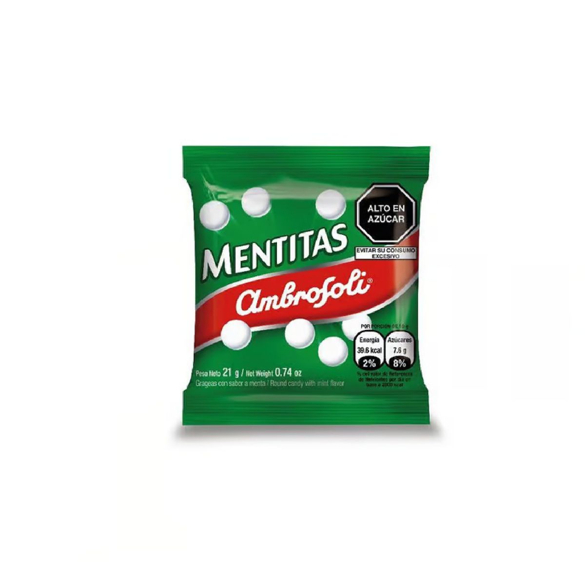 AMBROSOLI - Caramelos Ambrosoli Mentitas Mint 21 G
