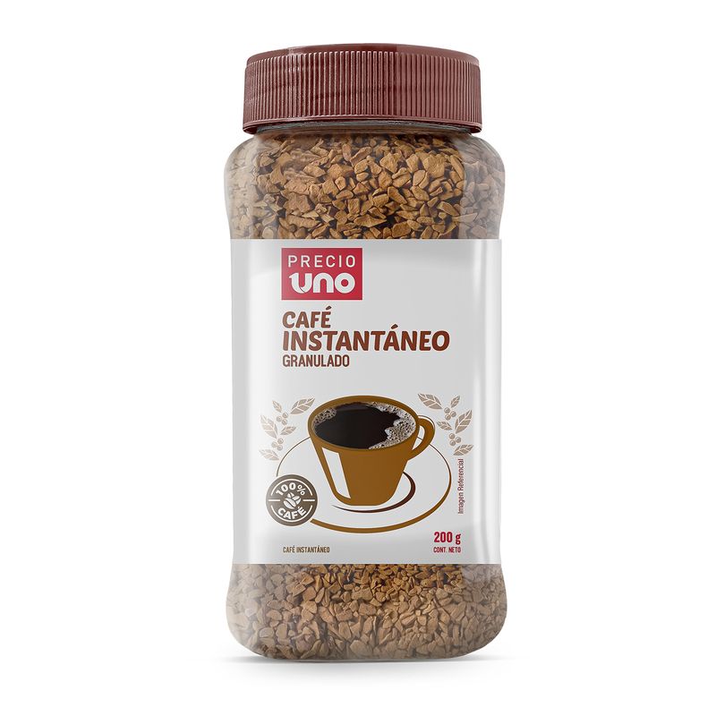 PRECIO UNO - Café Instantáneo Precio Uno Granulado Envase 200 g