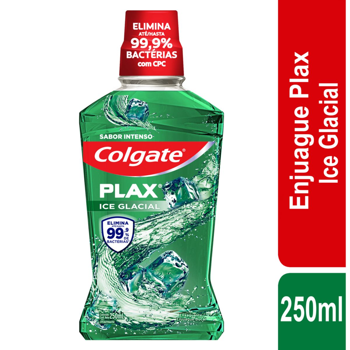 COLGATE - Enjuague Bucal Colgate Plax Ice Glacial Envase 250 mL