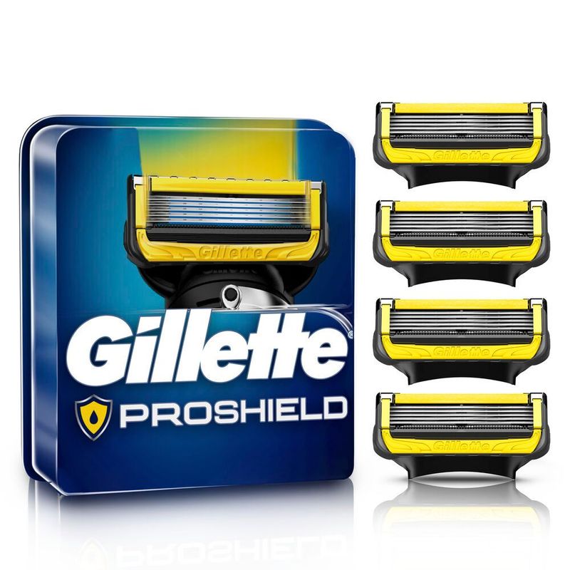 GILLETTE - Repuesto Máquina De Afeitar Gillette Pro Shield Caja 4 Und