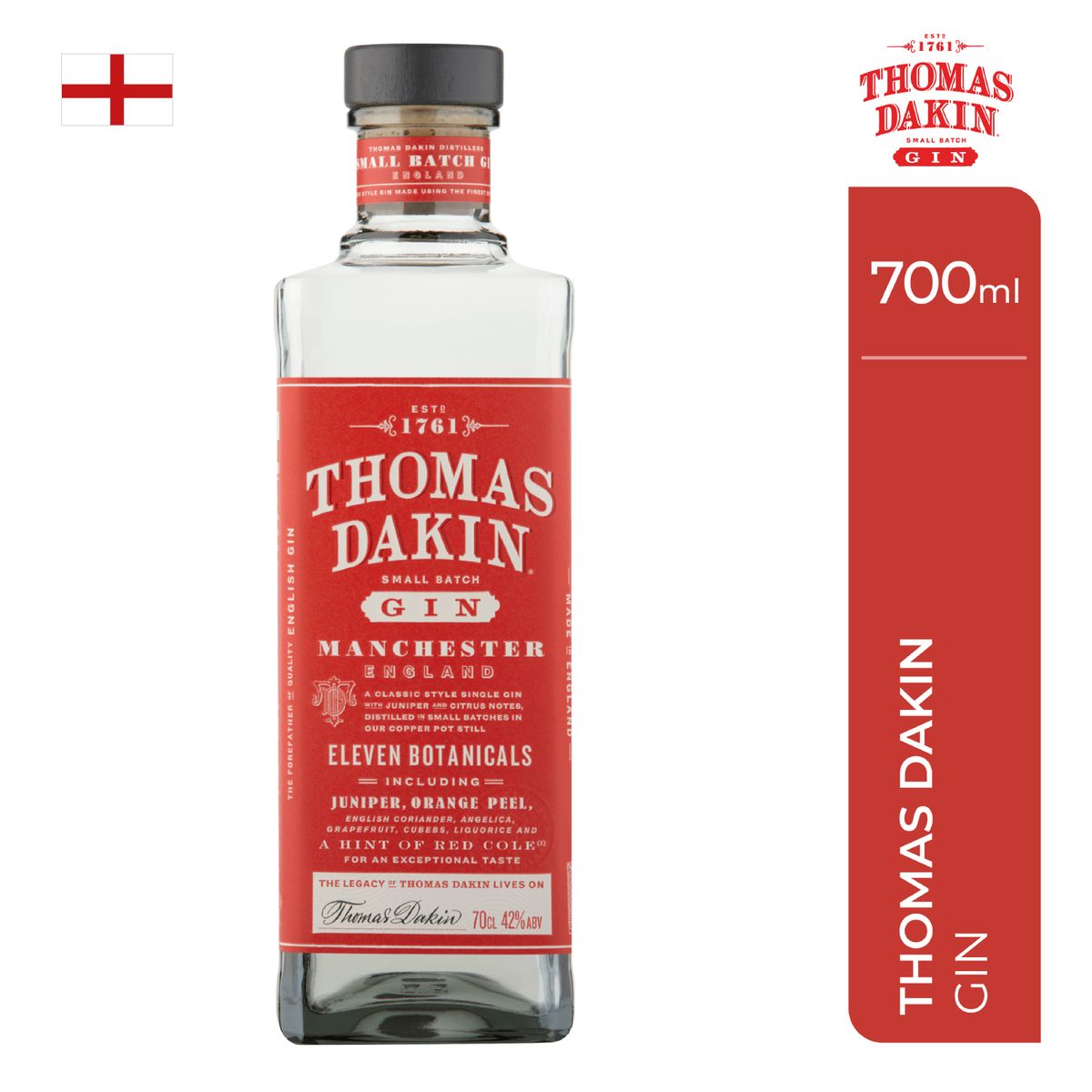 THOMAS DAKIN - Gin Thomas Dakin Botella 700 mL