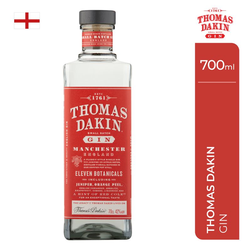 THOMAS DAKIN - Gin Thomas Dakin Botella 700 mL