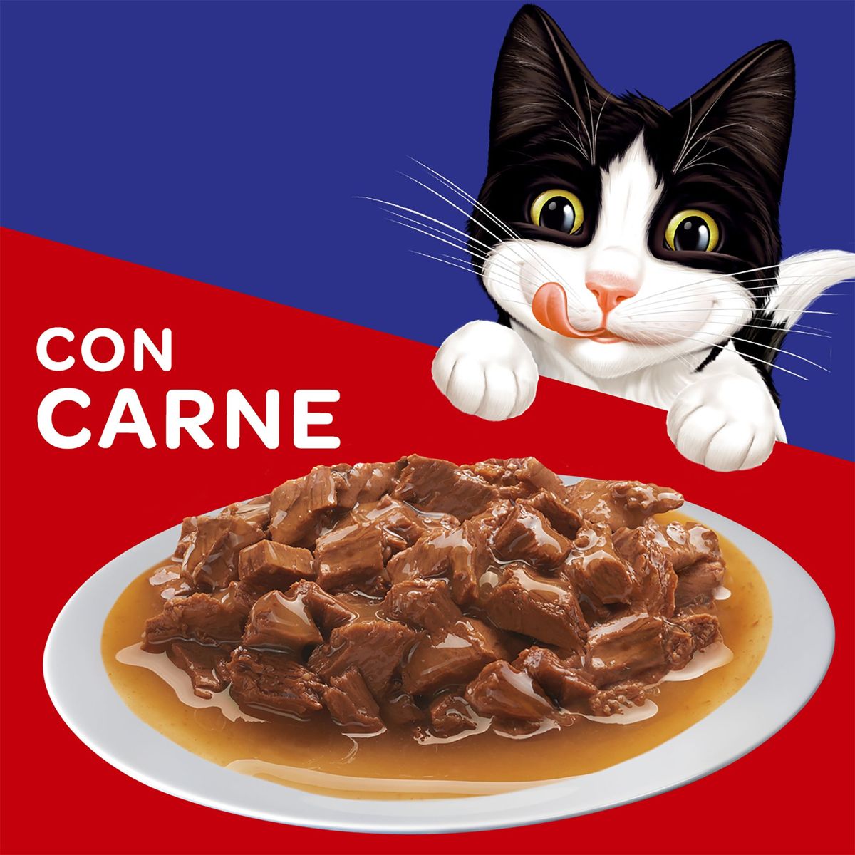 FELIX - Alimento Húmedo Gatos Felix Sensaciones Carne Doypack 85 g
